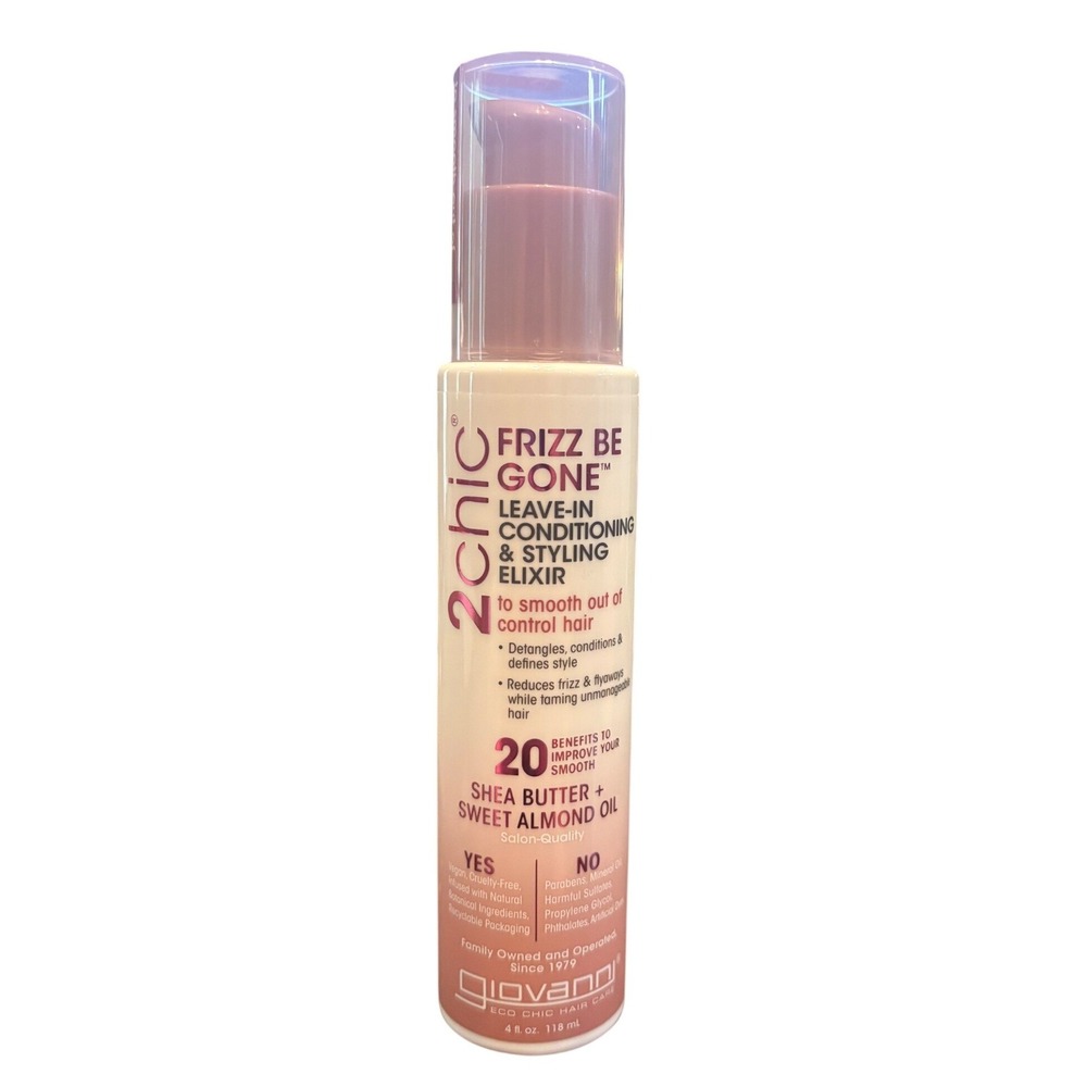 Giovanni 2chic Frizz Be Gone Leave-In Conditioning & Styling Elixir, 4 fl oz